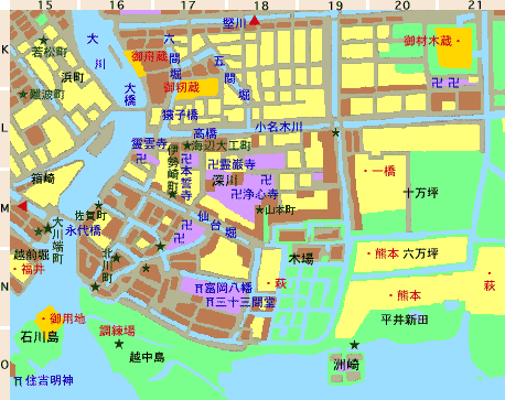 時代小説マップ:深川